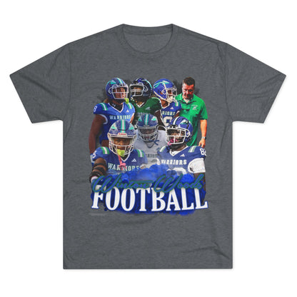 Winton Woods Football Tri-Blend Crew Tee