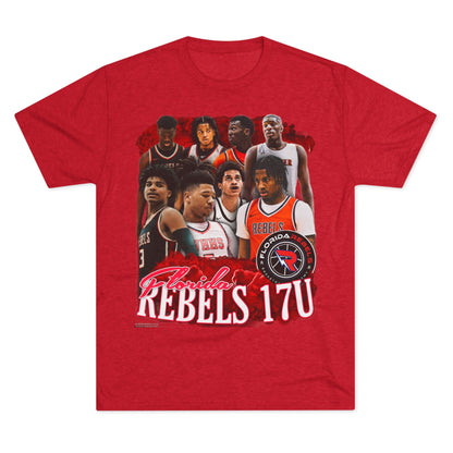Florida Rebels 17U Tri-Blend Crew Tee