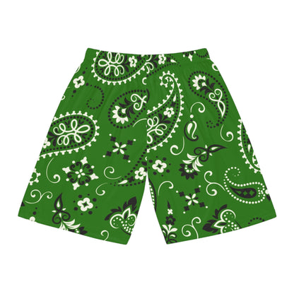 Green Bandana Shorts