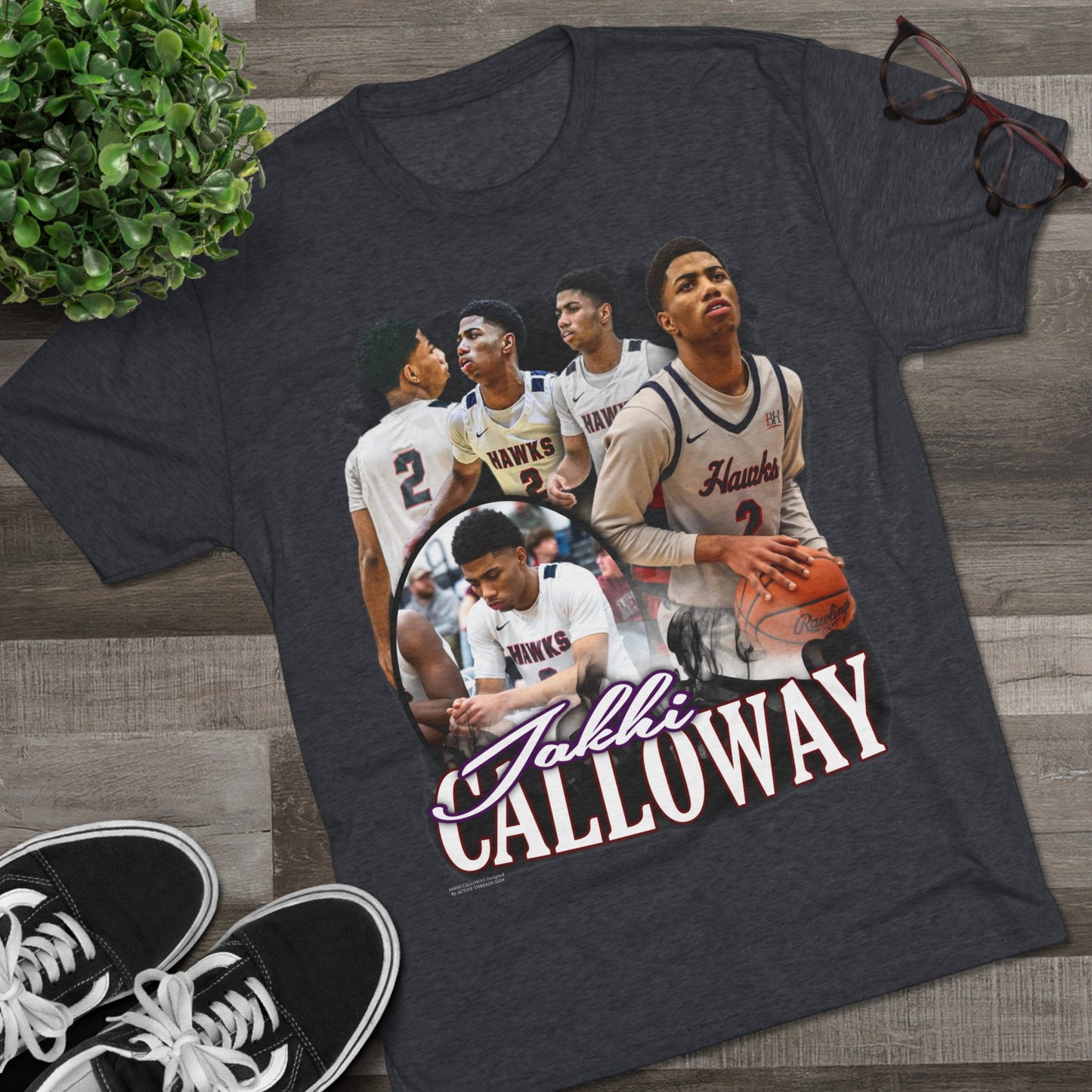 Jakhi Calloway Tri-Blend Crew Tee