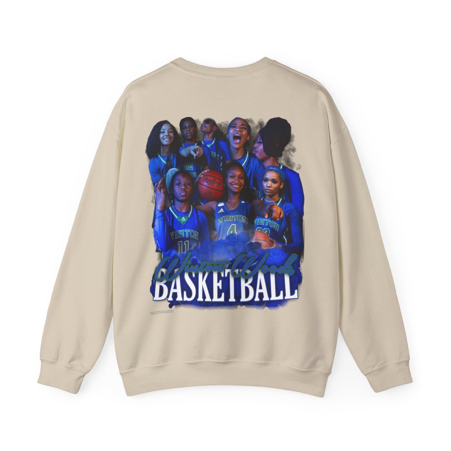 Winton Woods Girls Basketball Crewneck Sweatshirt
