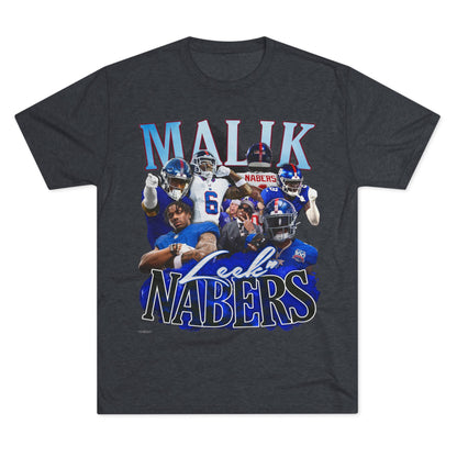 Malik Nabers Tri-Blend Crew Tee