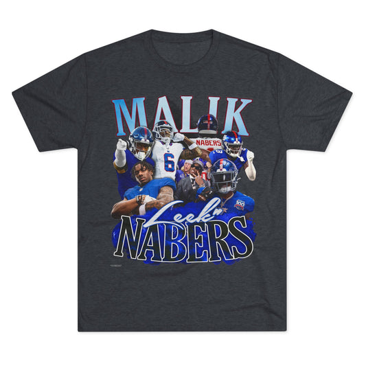 Malik Nabers Tri-Blend Crew Tee
