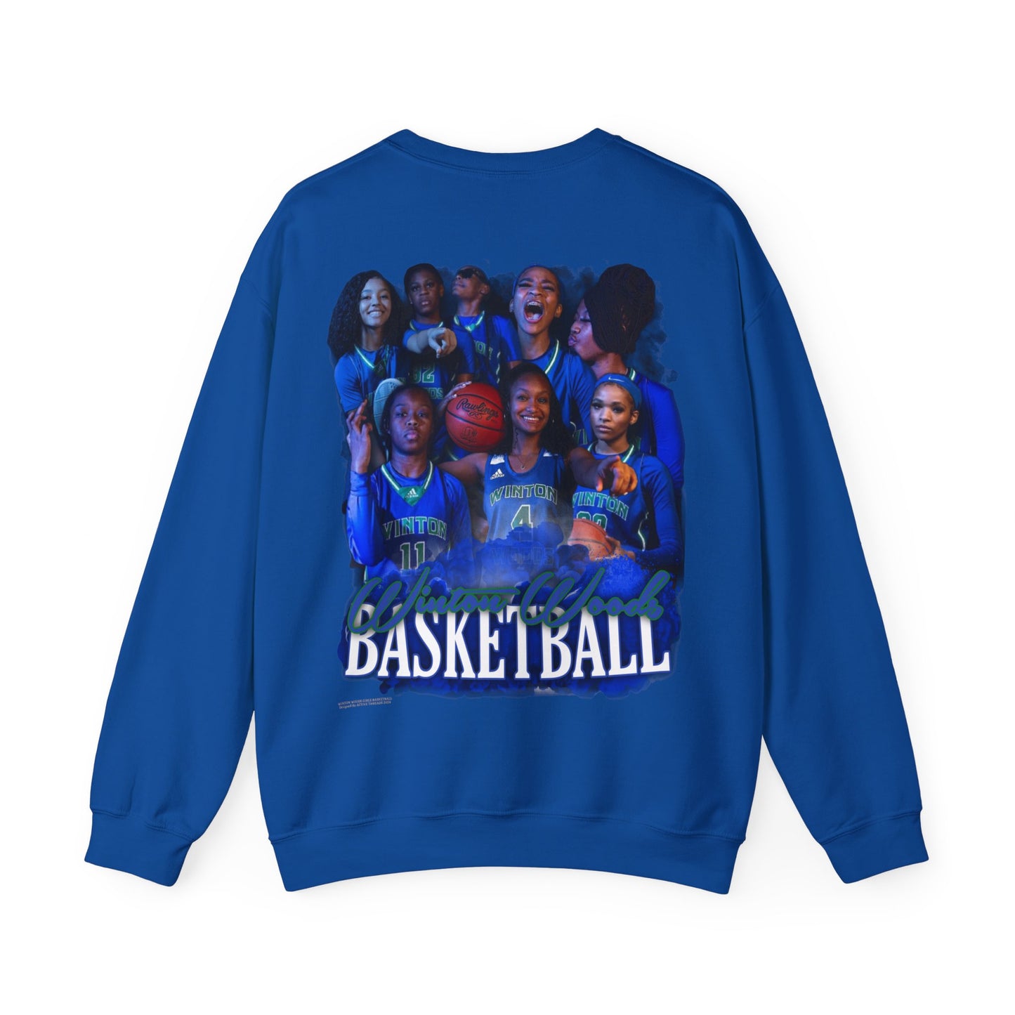 Winton Woods Girls Basketball Crewneck Sweatshirt