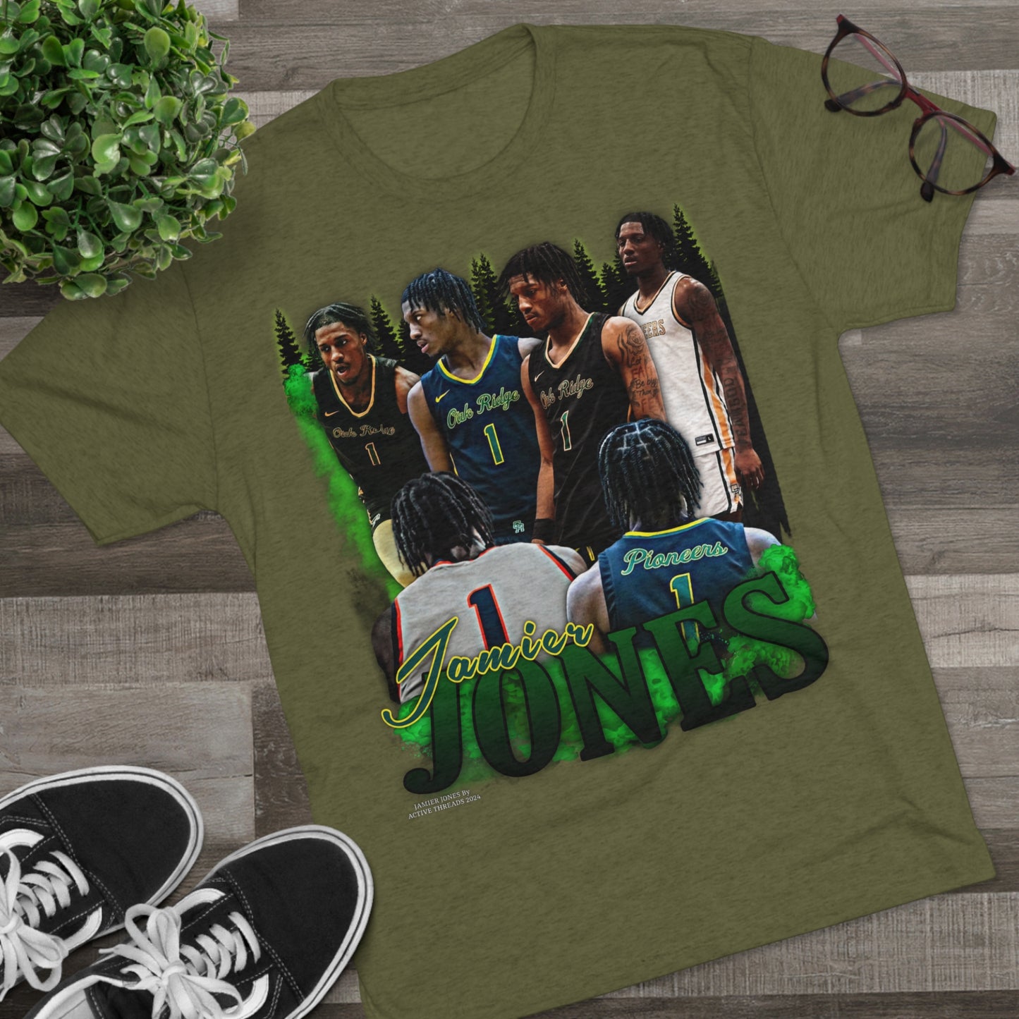Jamier Jones Tri-Blend Crew Tee