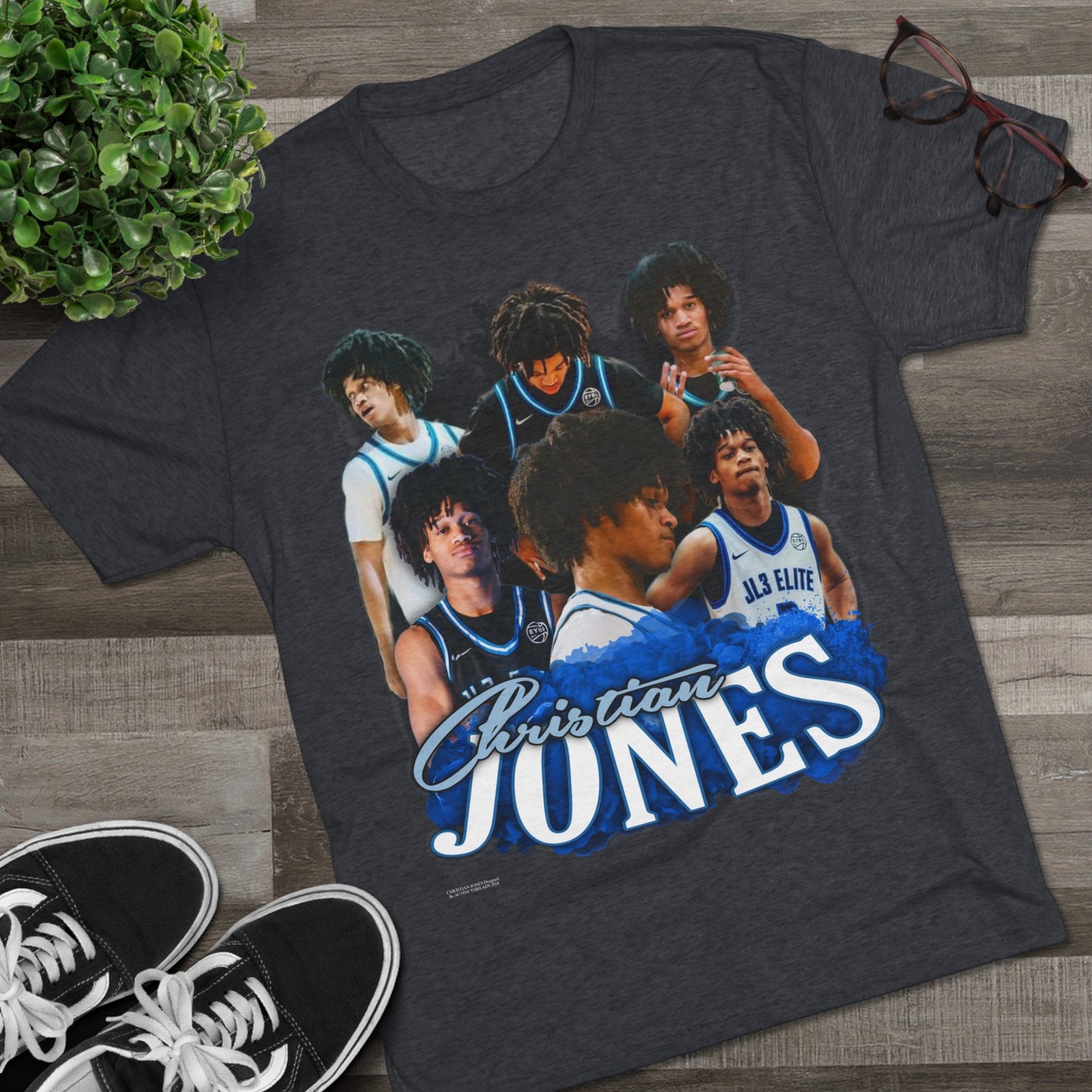 Christian Jones Tri-Blend Crew Tee