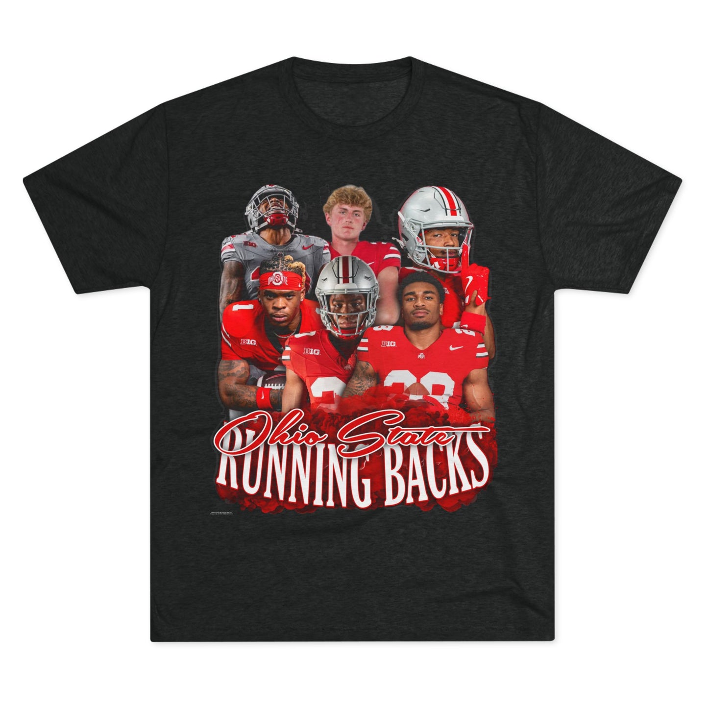 Ohio State Running Backs Tri-Blend Crew Tee