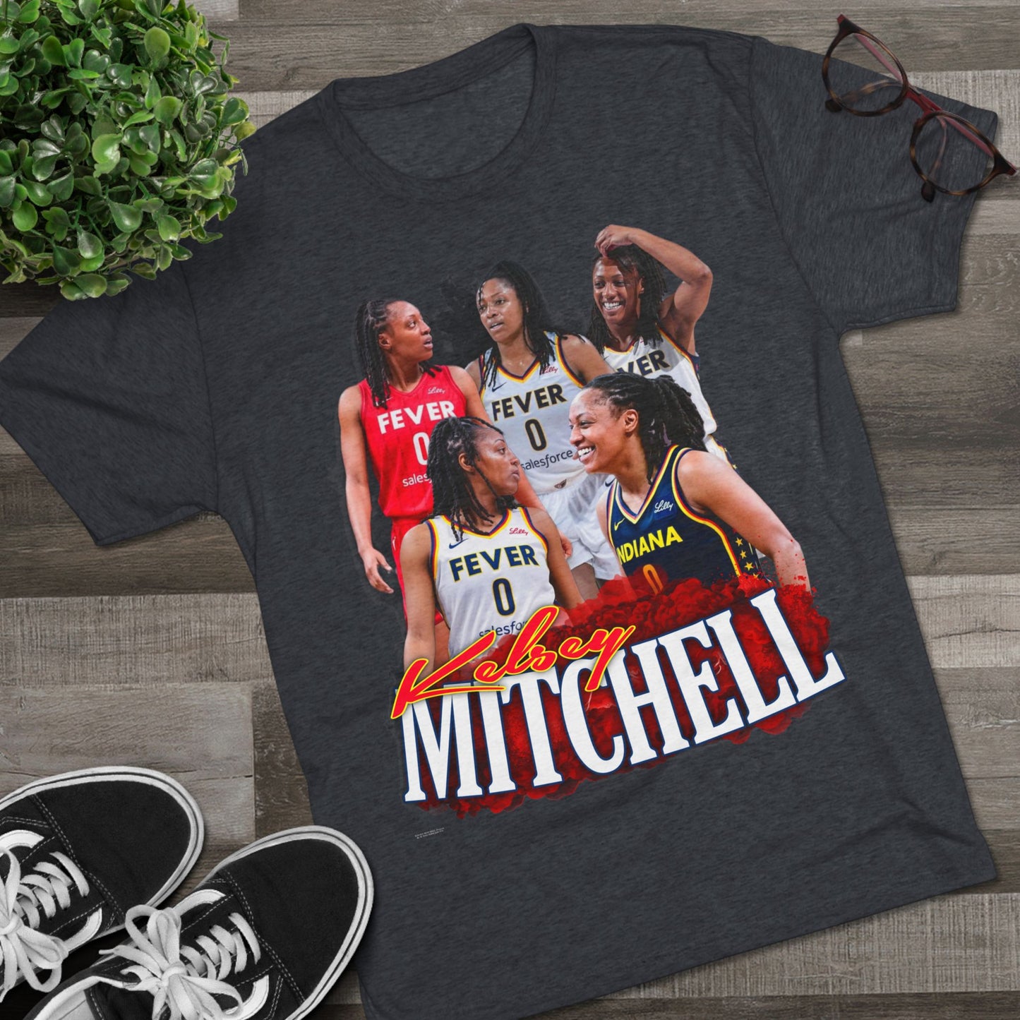 Kelsey Mitchell Tri-Blend Crew Tee