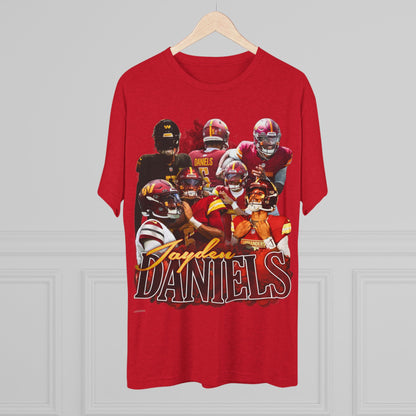 Jayden Daniels Tri-Blend Crew Tee